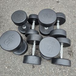 Weight Rubber Dumbbells 