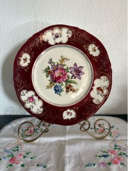 Vintage porcelain plate