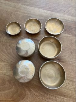 Korean Traditional Bangjja Yugi (Bronze/Brass) Bowls