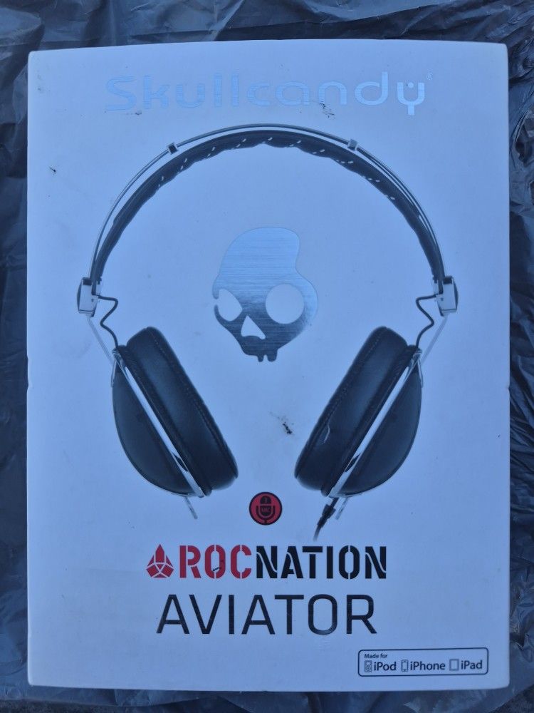 Skullcandy Aviator Headhones Lightly Used