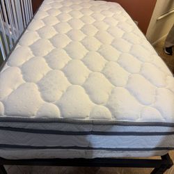 Twin XL Bed And Bed Frame 