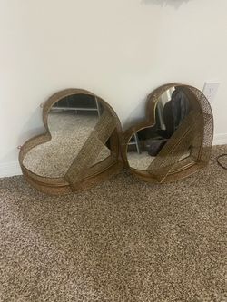 Mirror Heart shelves - pottery barn