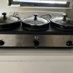 3-Burner Slow Cooker
