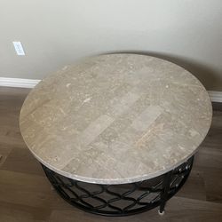 Natural stone coffee table & end tables 
