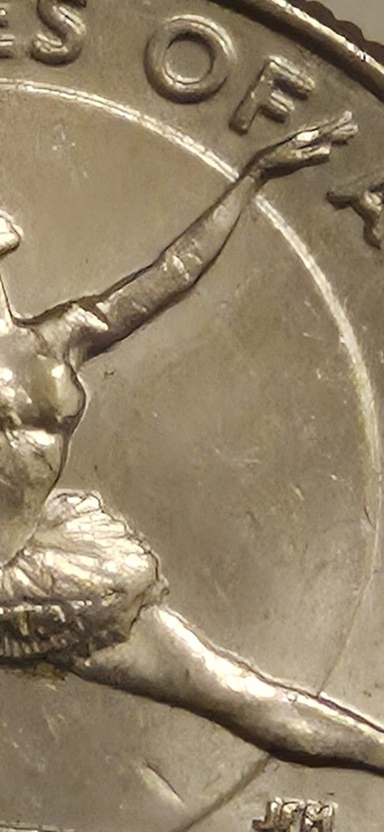 2023 D Maria Tallchief DD Obverse & Reverse Quarter: