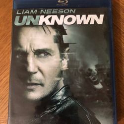 Unknown BLU-RAY DVD Liam Neeson film January Jones action thriller movie