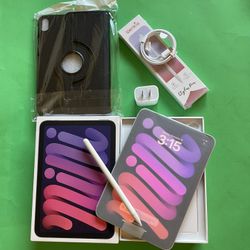 Apple ipad Mini 7th Generation ( Newest / A17 pro) 128GB with pen, case and accessories (New-open box) 