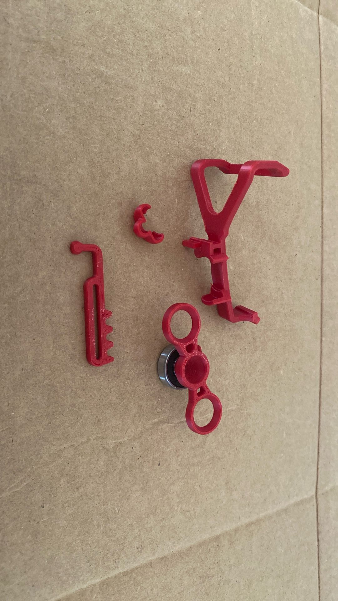 3D Printed Xbox Controller Mini Racing Wheel Set – Red 