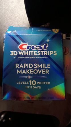 Crest 3D whitening strips