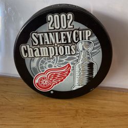2002 Stanley Cup Champions Puck 