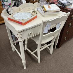 Shabby Chic Vintage Desk & Chair