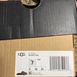 UGG SIZE 7 SLIPPERS FURRY.  $30 Each