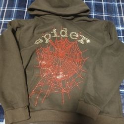 SP5DER RHINESTONE HOODIE
