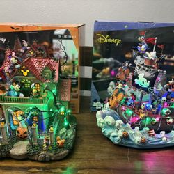 Disney Animated House And Pirate Ship 
