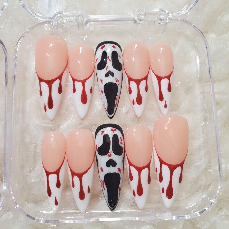 halloween press on nails 