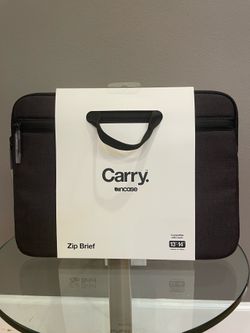 13” Laptop Carry Case Zip Brief