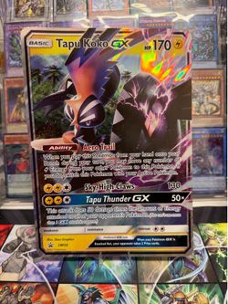 Pokemon Shiny Tapu Koko GX Jumbo Card Promo SM50