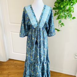 Women Ladies Boho Floral Maxi Dress Cocktail Party Evening Summer Beach Sundress one size 