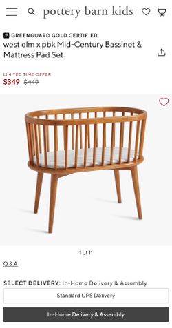 Pottery Barn Bassinet