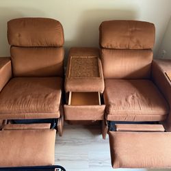 Reclining Theater Chairs With Center Console