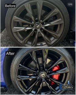 RIM BLACK OUT & CALIPER PAINTING