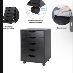 Cabinet Simple Style 5 Drawers Organization