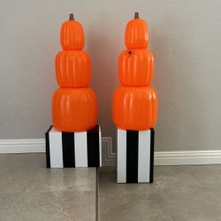 Pumpkin Topiary Halloween Fall Decor 