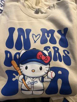 Dodgers X HELLO KITTY crew neck 