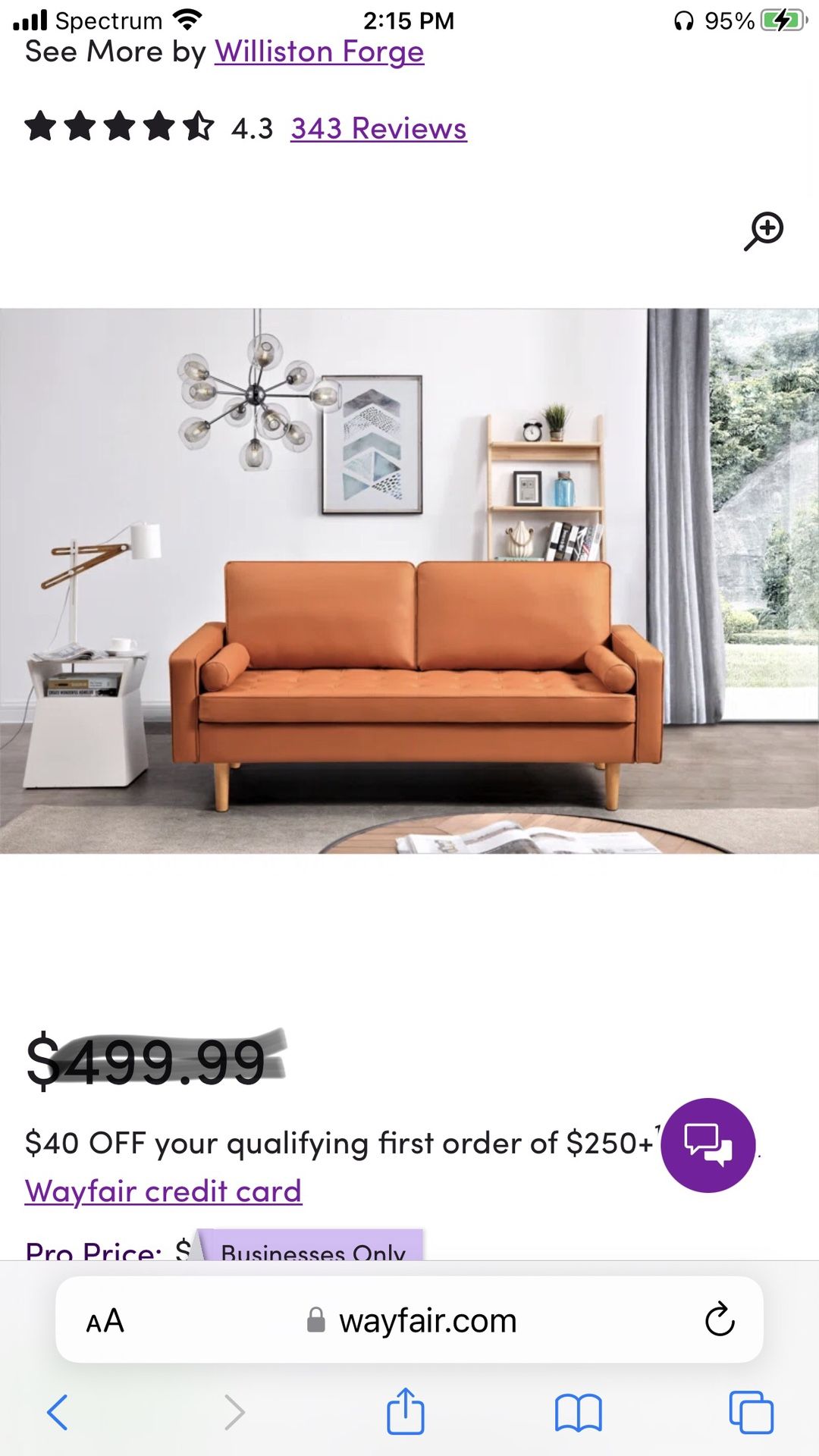 Sofa Vegan Leather