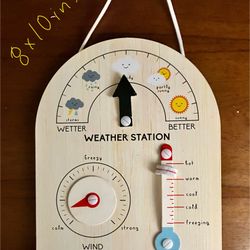 Montessori Weather Board