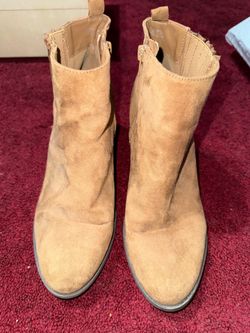 Brown booties size 8.5