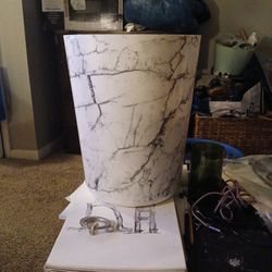 Plastic Marble Waste Paper Basket