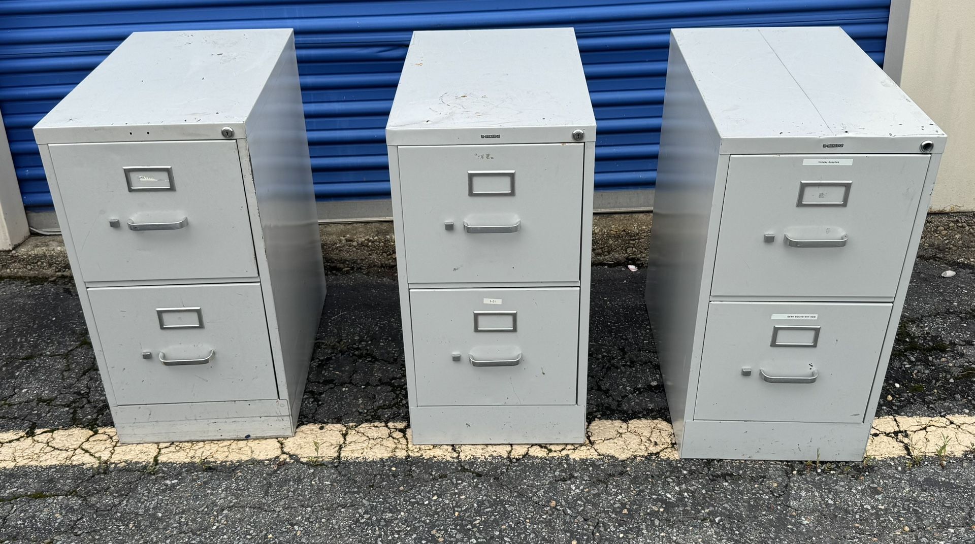 2 Drawer Hon File Cabinets