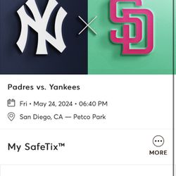 Padres vs Yankees - Friday 5/24