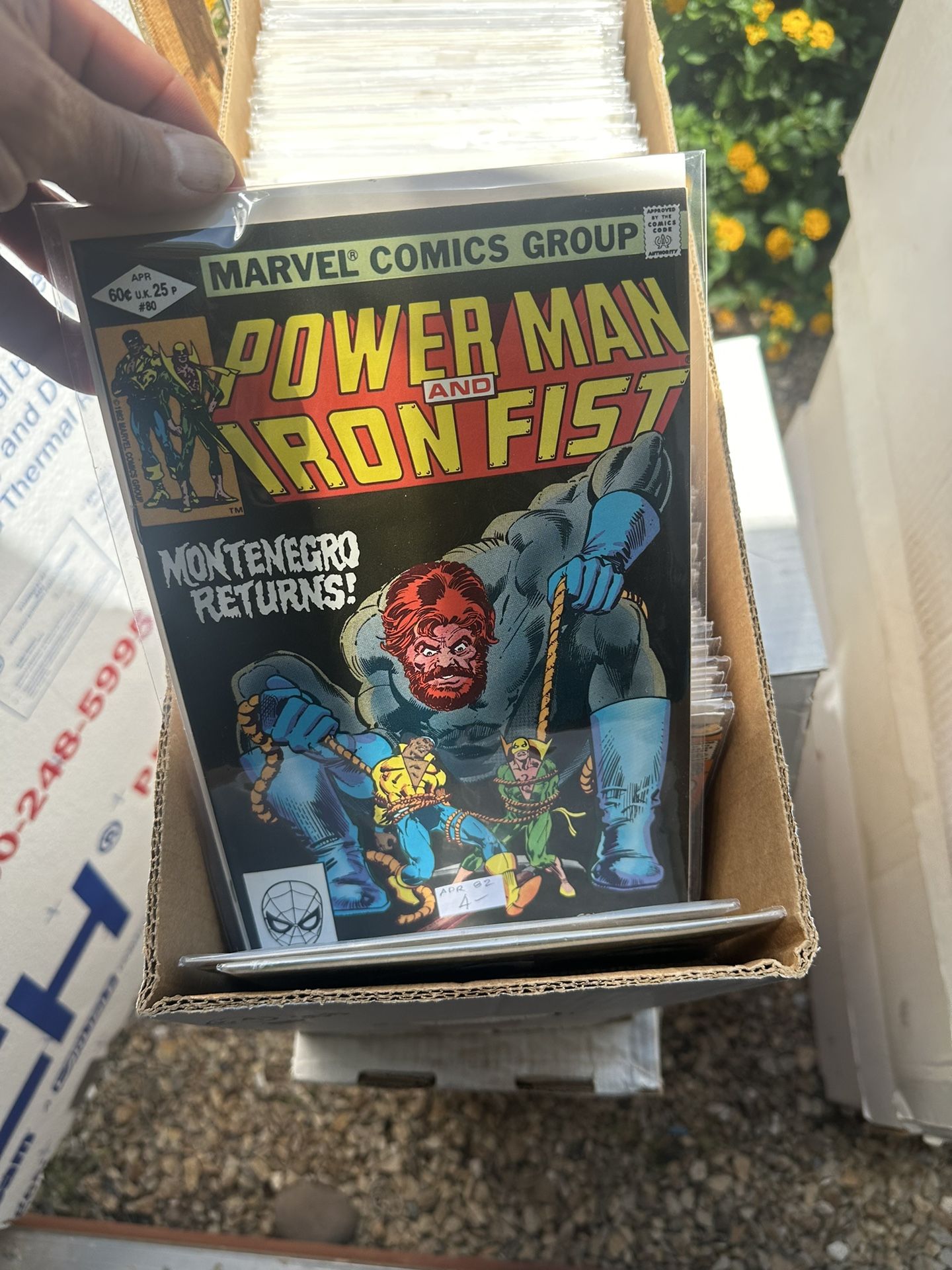 Comics Long Box Of 233 Bagged