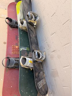 3 Snowboards