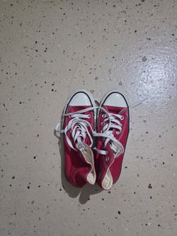 Red Converse High-Tops