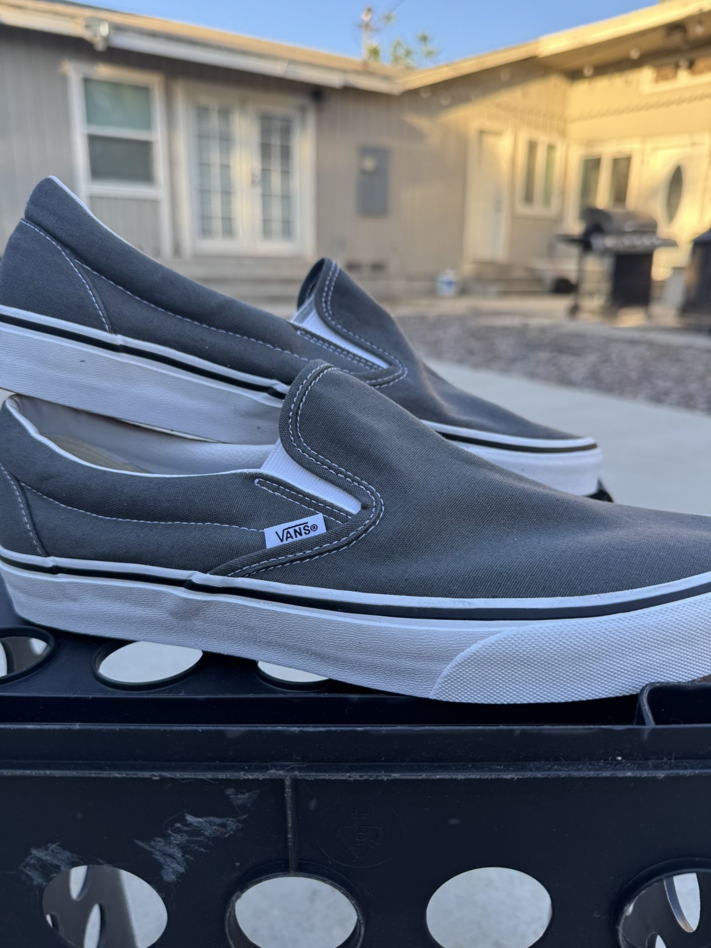 Grey Slip on Vans
