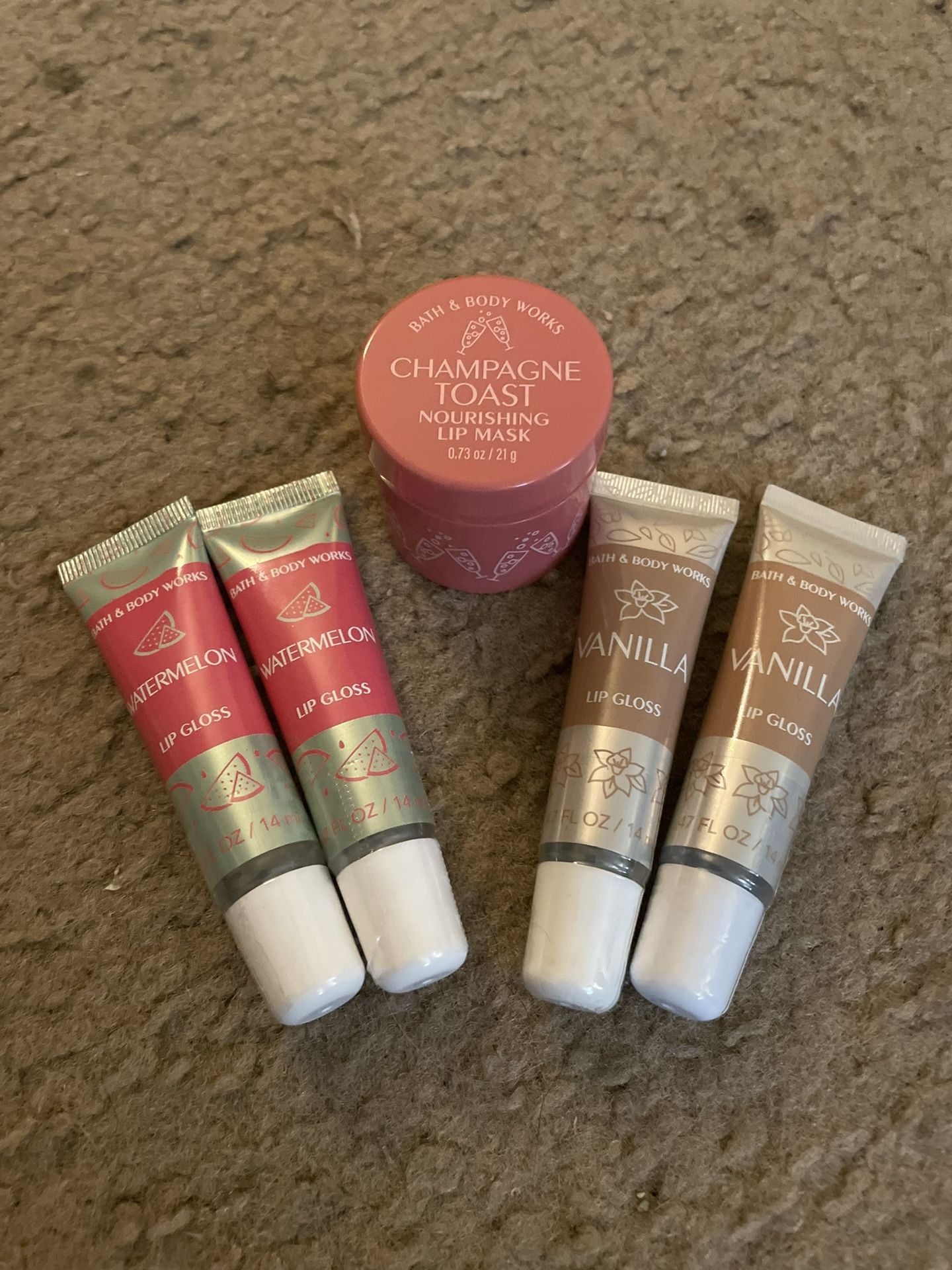 Bath And Body Works Lip Gloss And Lip Scrub