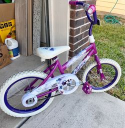 Huffy Kids Girls Purple Bike