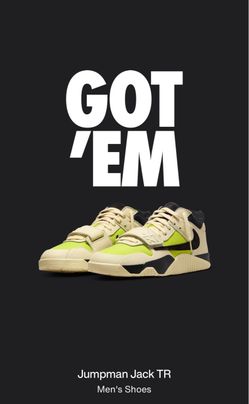 Travis Scott X Nike Cj1 T-Rexx Bright Cactus Brand New ! SZ. 12 & 13