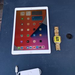 $320! Firm Any $320! This $320! That $320! Each. $600! Both. Big Boys GOLD IPAD PRO 12.9 128GB & GOLD apple watch Nike Edition 45mm