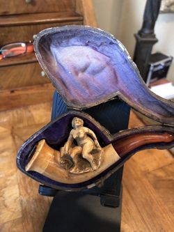 Hand Carved Pipe 1800 circa