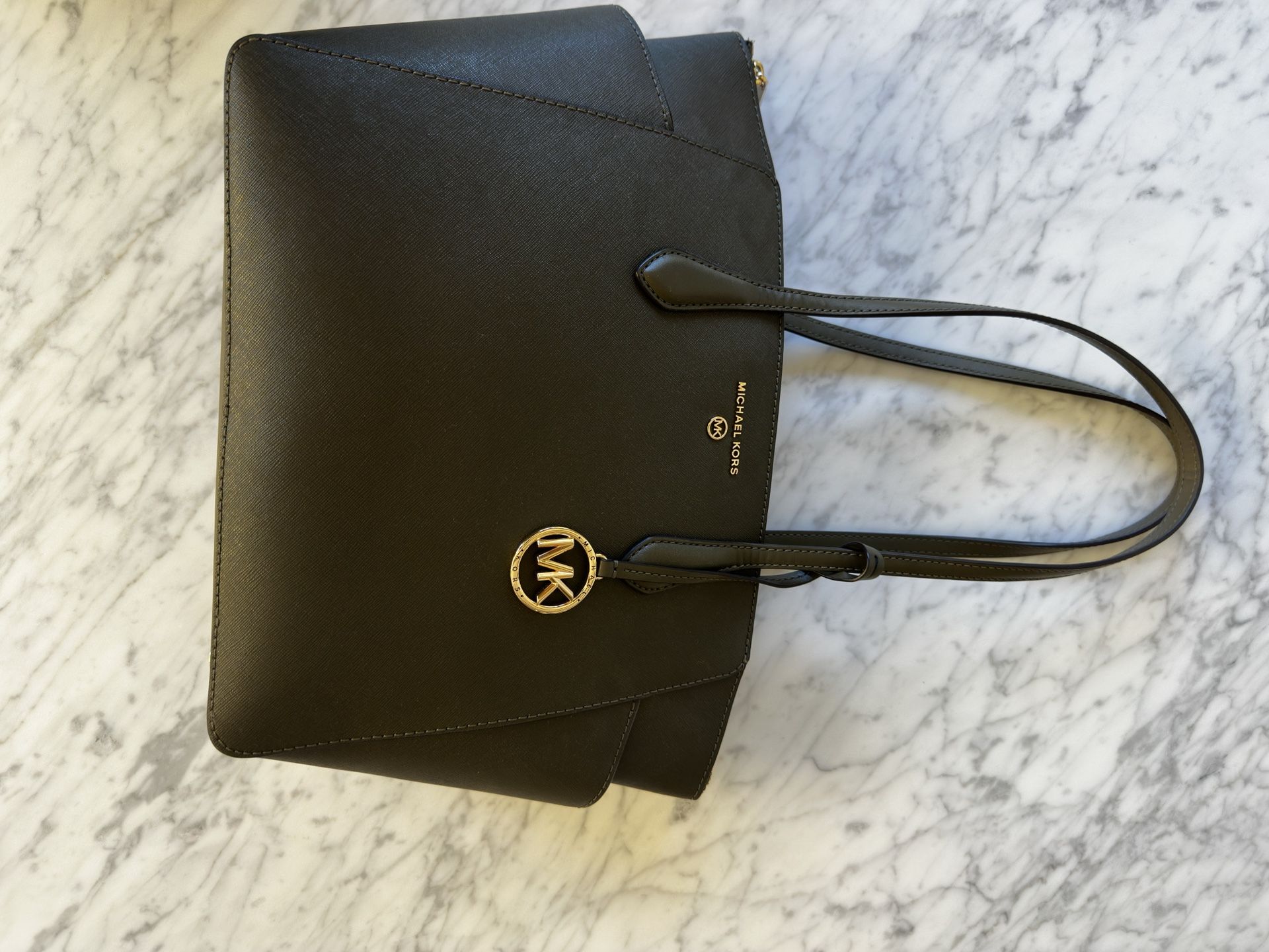 Michael Kors Dark green Tote Purse