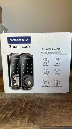 NEW! SMONET Smart Door Lock for Keyless Entry