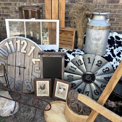 Farmhouse, Western, Vintage Items 