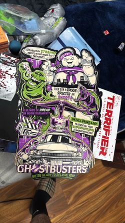 Ghost busters wall sign