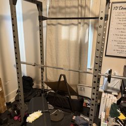Full Squat Rack And Weights 