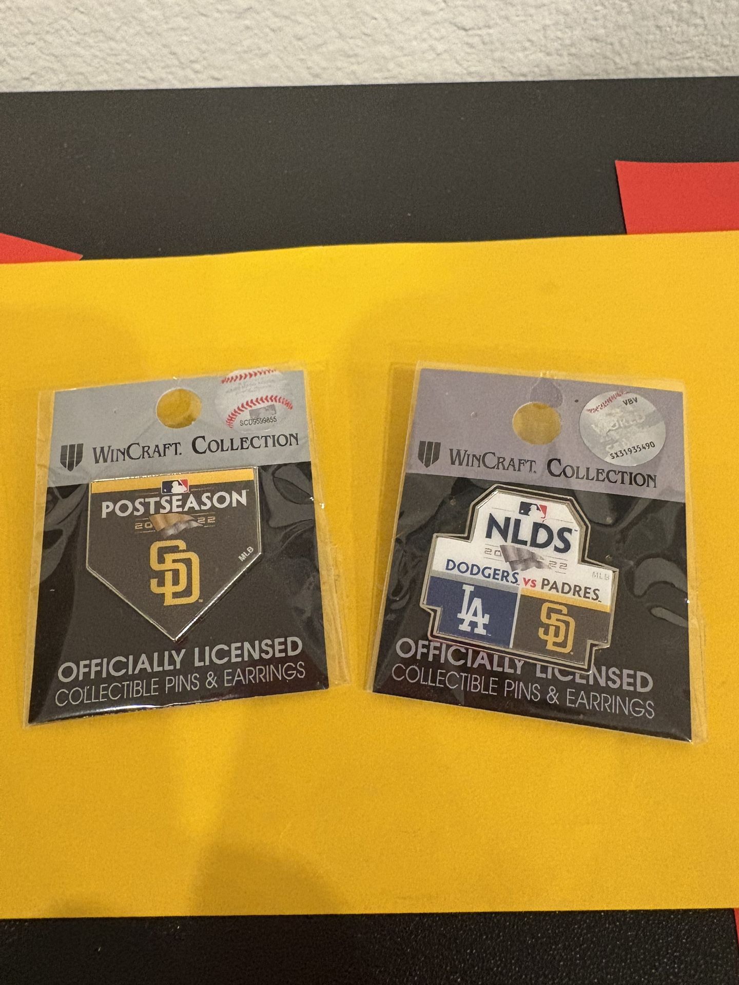 Padres Collector Pins-Wincraft post Season Pins