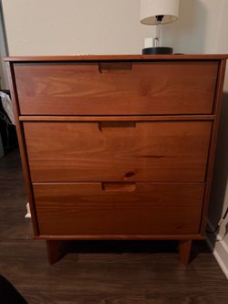 Solid Wood 3-Drawer Dresser